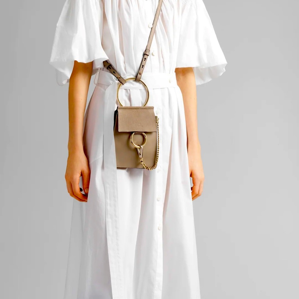 Chloé Faye Small Bracelet Bag ( neutrals color)